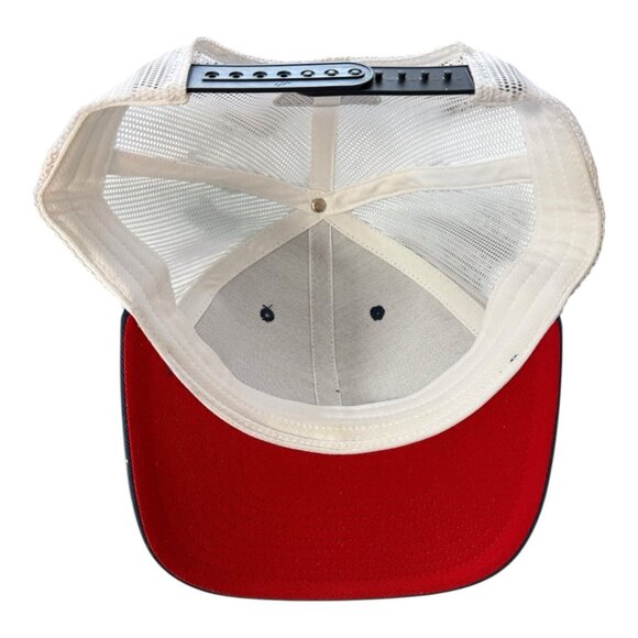 Columbia PFG Mesh Back Snapback Cap~Blue White Red Hat Outdoor Fishing ~ L14 44 - Picture 6 of 6